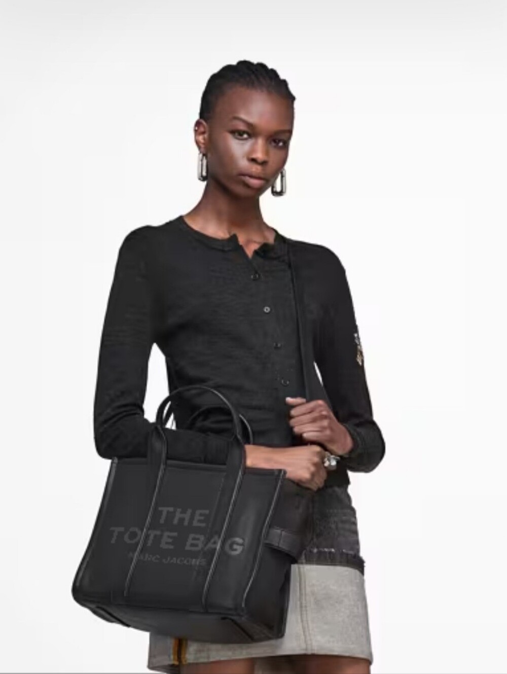 Marc Jacobs Medium Leather Tote Bag - Picture 2 of 14